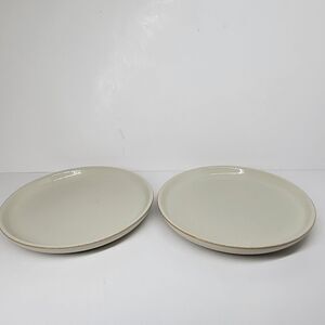 Denby England All Linen 8 3/8"  Salad Plates Set of 2